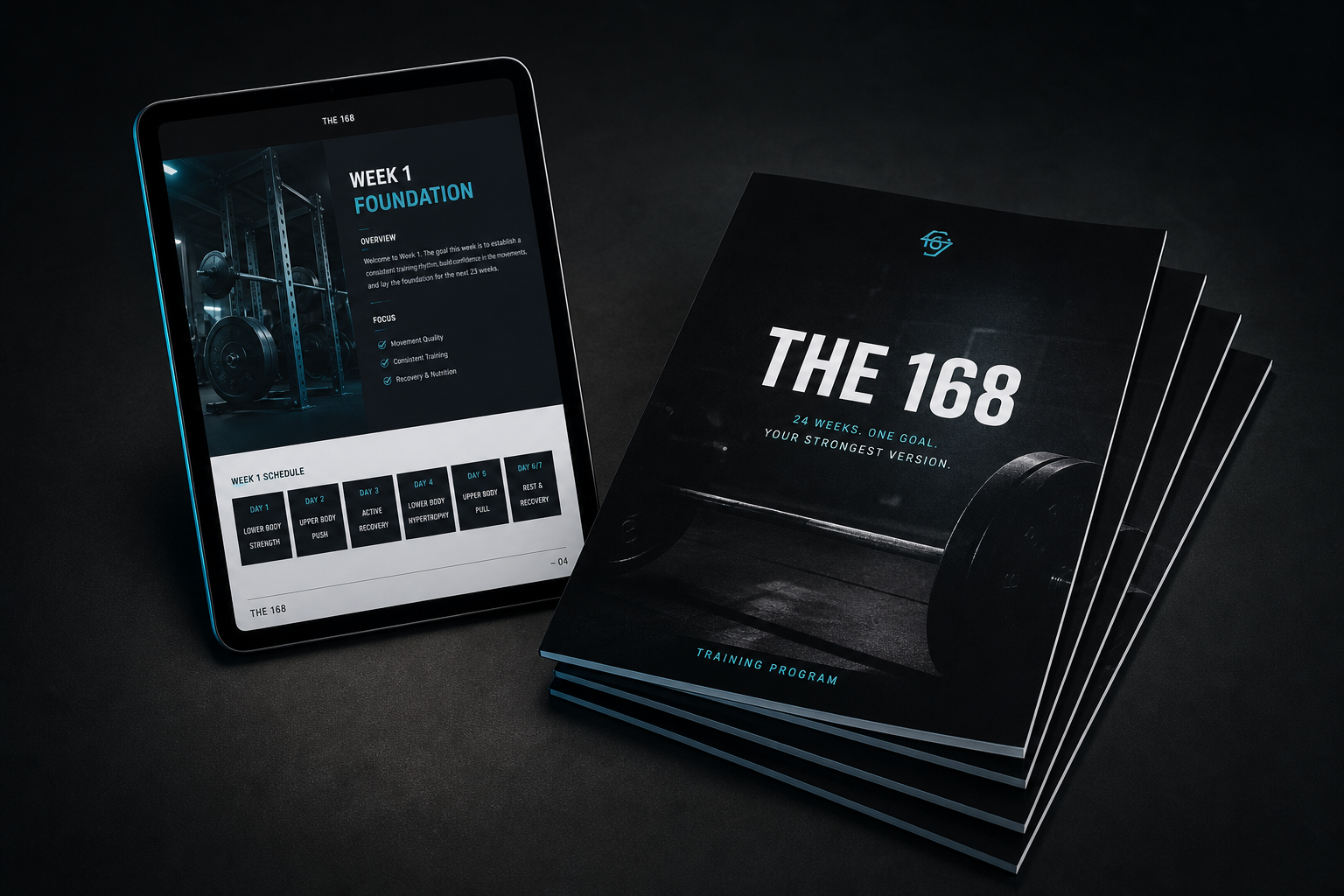 The 168 personalized system mockup